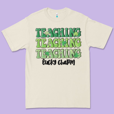 Teaching Lucky Charm Premium Tee Designed By Maliassmallbusiness