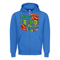 True Royal happy crawdi gras olivia Zipper Hoodie - OliviaCreatesArt