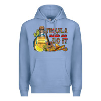 Colony Blue tequila made me do it Premium Hoodie - RanaPortraitStore