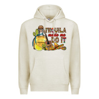 Oatmeal Heather tequila made me do it Premium Hoodie - RanaPortraitStore