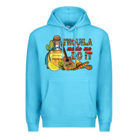 Ocean Blue tequila made me do it Premium Hoodie - RanaPortraitStore