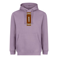 Lavender american football with leopard pen wraps Heavyweight Hoodie - BundleAndBundleShop