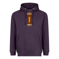 Plum american football with leopard pen wraps Heavyweight Hoodie - BundleAndBundleShop