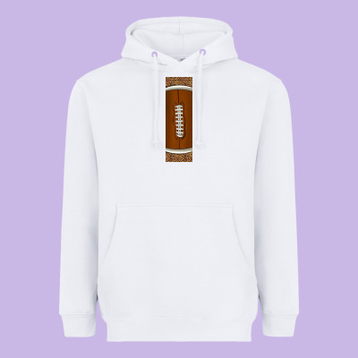 American Football With Leopard Pen Wraps Heavyweight Hoodie Designed By Bundleandbundleshop