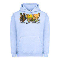 Pigment Grape Ice Peace Love Wild cat Urban Hoodie - LillyAllenDesigns