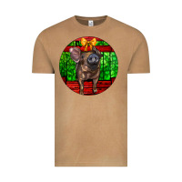 Vintage Camel christmas pig Vintage Tee - LillyAllenDesigns