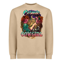 Mushroom Cosmic Cowgirl Heavyweight Sweatshirt - HowdyJamesFarm