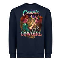 Navy Cosmic Cowgirl Heavyweight Sweatshirt - HowdyJamesFarm
