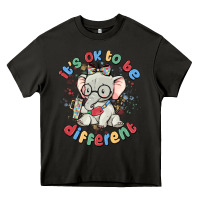 Asphalt it's ok to be different Heavy Core Tee - MaliasSmallBusiness