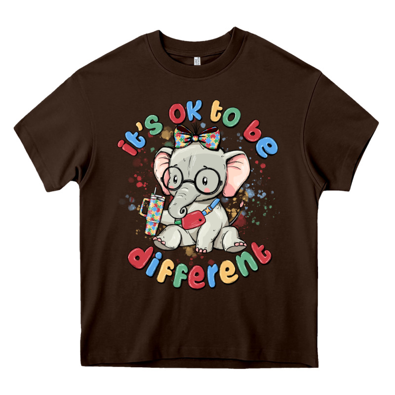 It's Ok To Be Different Heavy Core Tee by MaliasSmallBusiness | Teevron