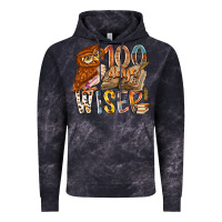 Cloud Black 100 days wiser Vintage Hoodie - RacoonDesign