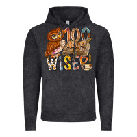 Vintage Black 100 days wiser Vintage Hoodie - RacoonDesign