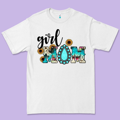 Girl Mom Premium Tee Designed By Jahusdesignshop