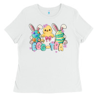 White i am eggtra Ladies Tee - MaliasSmallBusiness