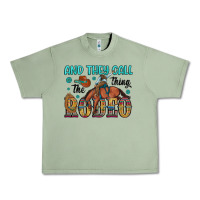 Oil Green and they call the thing rodeo Urban Heavy Tee - Artiststas