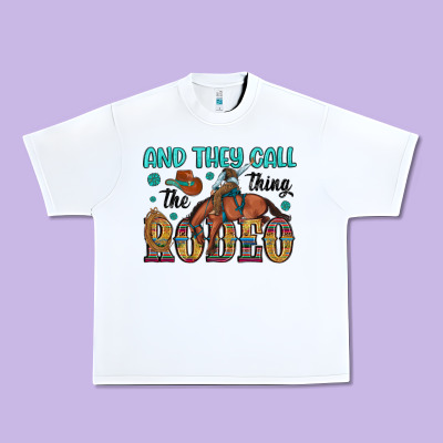 And They Call The Thing Rodeo Urban Heavy Tee Designed By Artiststas