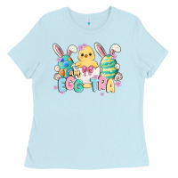 Baby Blue i am eggtra Ladies Tee - MaliasSmallBusiness