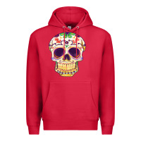 Cardinal Cinco de mayo skull Premium Hoodie - FaDigitalArtStudio