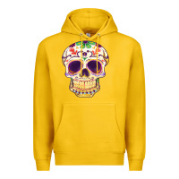 Lemon Cinco de mayo skull Premium Hoodie - FaDigitalArtStudio