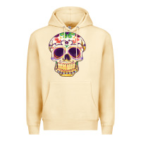 Pina Colada Cinco de mayo skull Premium Hoodie - FaDigitalArtStudio