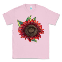 Bubblegum Pink ProCut Red Sunflower Classic Tee - LillyAllenDesigns