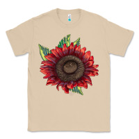 Mushroom ProCut Red Sunflower Classic Tee - LillyAllenDesigns