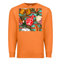 Carrot american football snacks with serape and leopard Premium Sweatshirt - BundleAndBundleShop