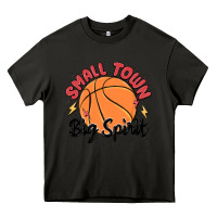 Small Town Big Spirit Heavy Core Tee | Teevron