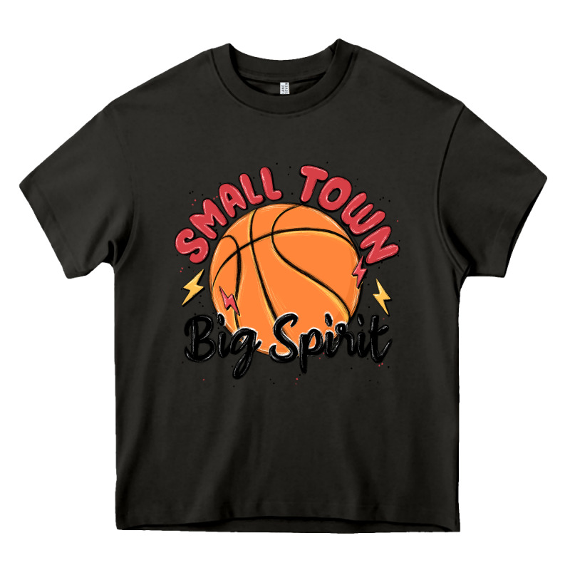 Small Town Big Spirit Heavy Core Tee by MaliasSmallBusiness | Teevron