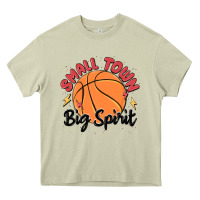 Mossy small town big spirit Heavy Core Tee - MaliasSmallBusiness