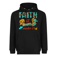 Black Faith It Till You Make It Heavyweight Hoodie - BundleAndBundleShop