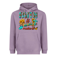 Lavender Faith It Till You Make It Heavyweight Hoodie - BundleAndBundleShop