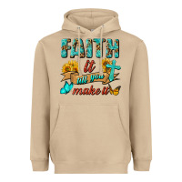 Mushroom Faith It Till You Make It Heavyweight Hoodie - BundleAndBundleShop