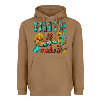 Toasted Coconut Faith It Till You Make It Heavyweight Hoodie - BundleAndBundleShop
