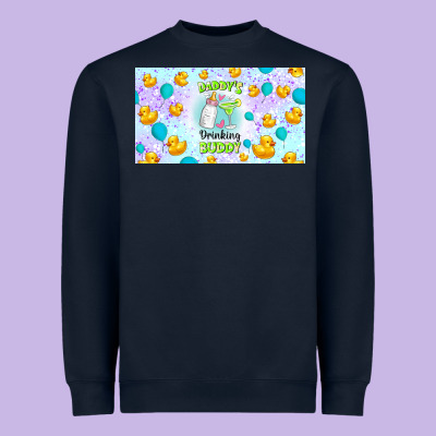 Daddy's Drinking Buddy Heavyweight Sweatshirt Designed By Tumblerdesignbyshophia