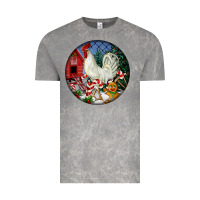 Cloud Rock leghorn rooster christmas ornament Vintage Tee - LillyAllenDesigns