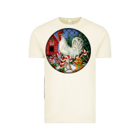 Vintage Arctic leghorn rooster christmas ornament Vintage Tee - LillyAllenDesigns