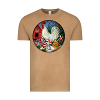 Leghorn Rooster Christmas Ornament Vintage Tee | Teevron
