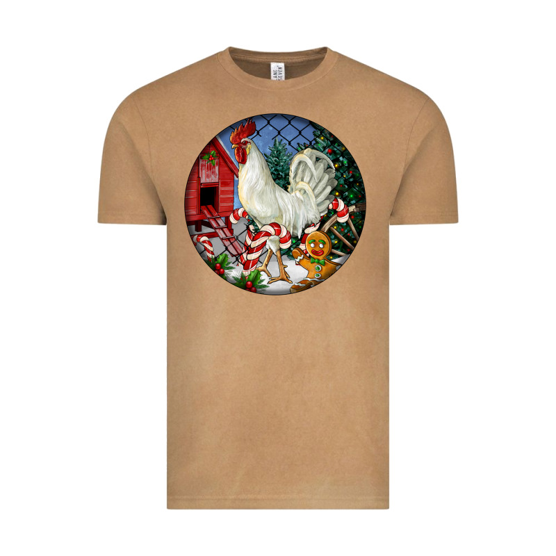 Leghorn Rooster Christmas Ornament Vintage Tee by LillyAllenDesigns | Teevron