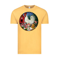 Vintage Mustard leghorn rooster christmas ornament Vintage Tee - LillyAllenDesigns