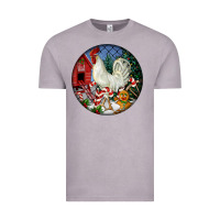 Vintage Zinc leghorn rooster christmas ornament Vintage Tee - LillyAllenDesigns