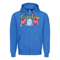 True Royal Easter Day Bunny mom Zipper Hoodie - OliviaCreatesArt