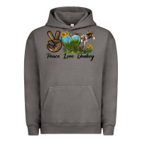 Pigment Tornado Peace Love Donkey Urban Hoodie - LillyAllenDesigns