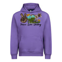 Tulip Peace Love Donkey Urban Hoodie - LillyAllenDesigns