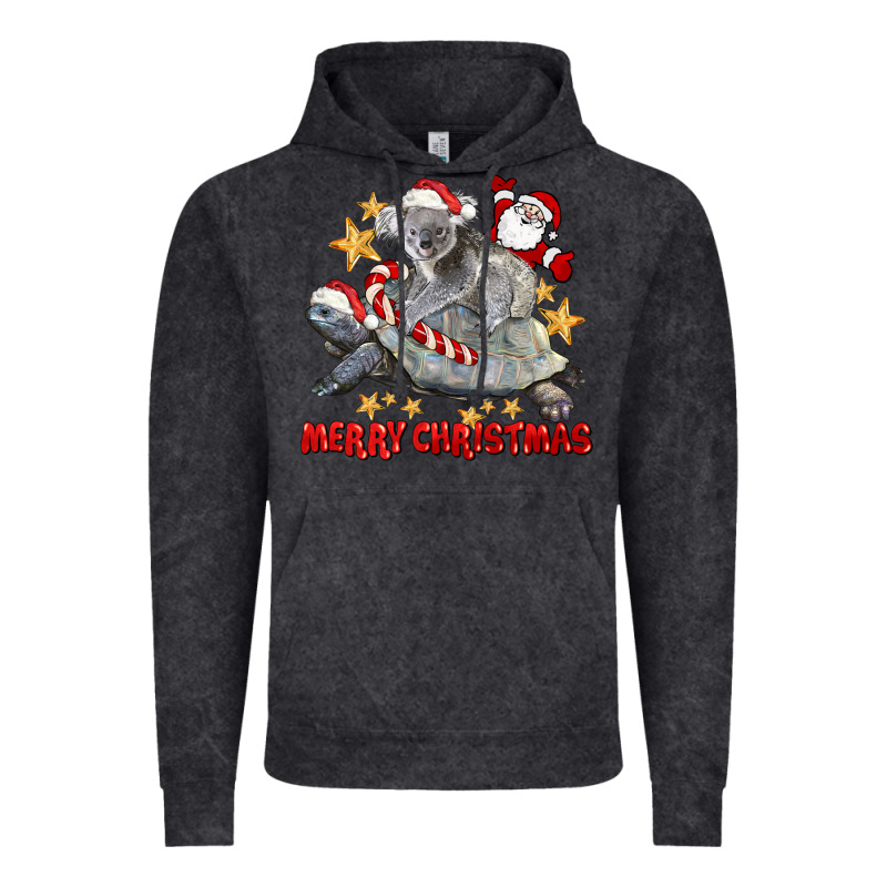 Merry Christmas Tortoise And Koala Vintage Hoodie by LillyAllenDesigns | Teevron