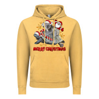 Vintage Mustard Merry Christmas Tortoise And Koala Vintage Hoodie - LillyAllenDesigns