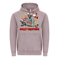 Vintage Zinc Merry Christmas Tortoise And Koala Vintage Hoodie - LillyAllenDesigns