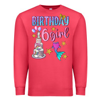 Cardinal birthday girl 6 Premium Sweatshirt - BundleAndBundleShop