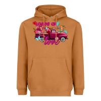 Meerkat Loads of love valentine's day truck Heavyweight Hoodie - FaDigitalArtStudio