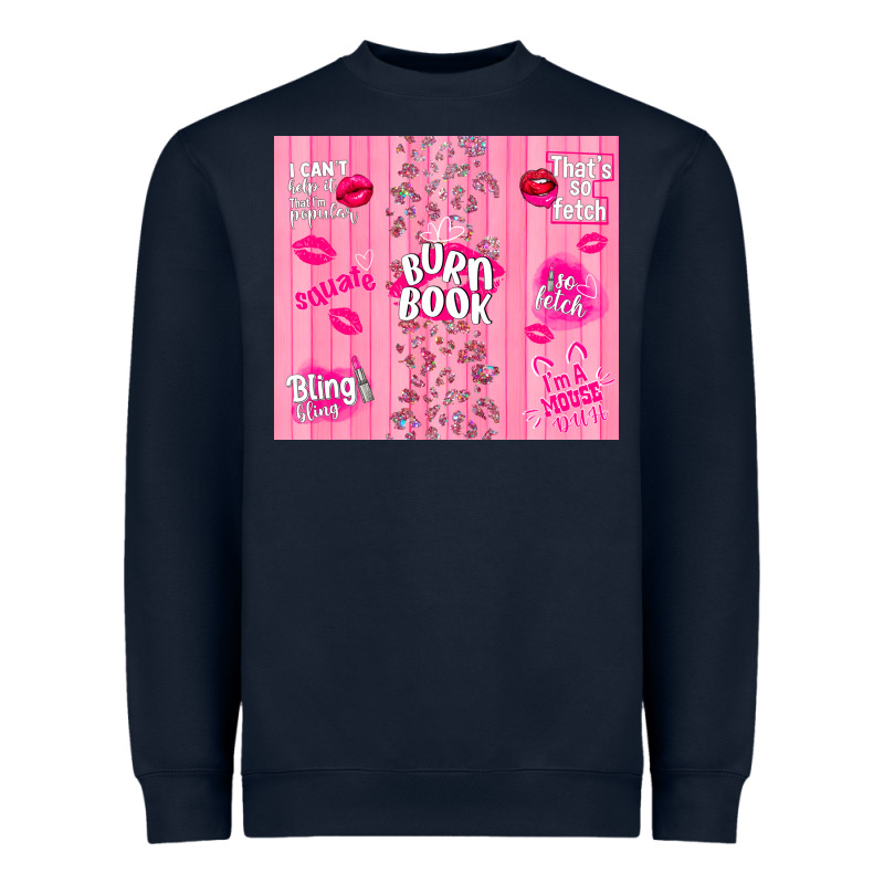 Burn Book Heavyweight Sweatshirt by TumblerDesignByShophia | Teevron